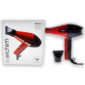 2001 Classic Hair Dryer - Red-Black by Elchim for Women 1 Pc Hair Dryer